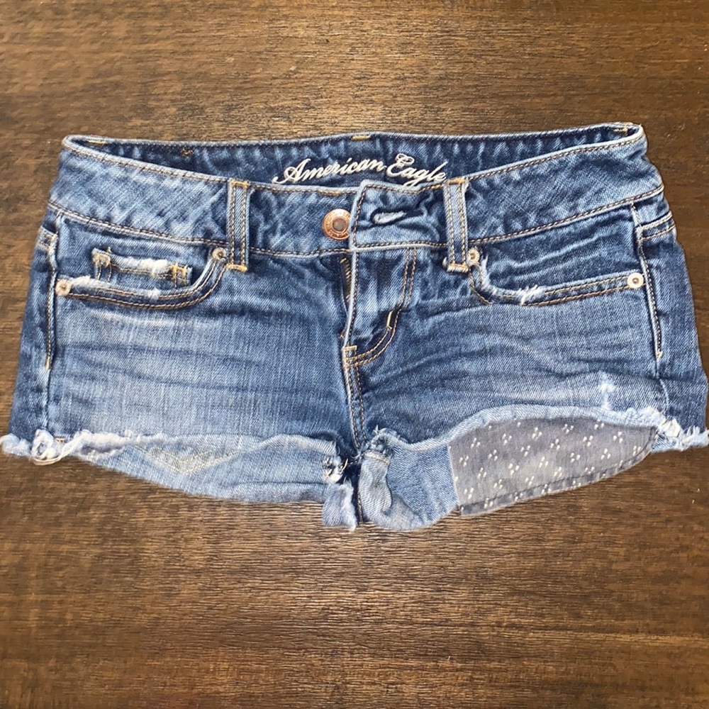 American Eagle blue jean shorts